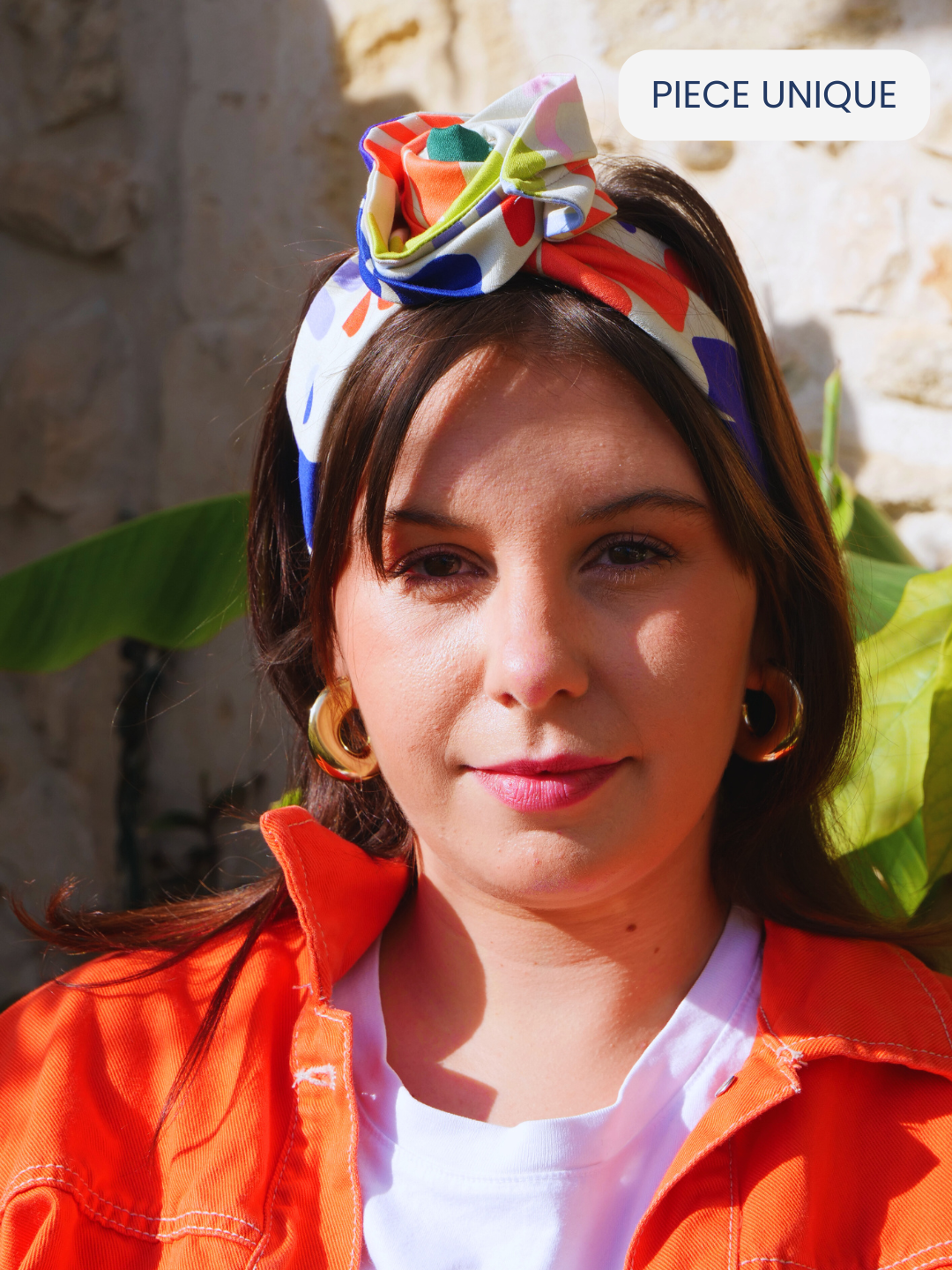 BANDEAU LOLA- TISSU COTON MULTICOLORE