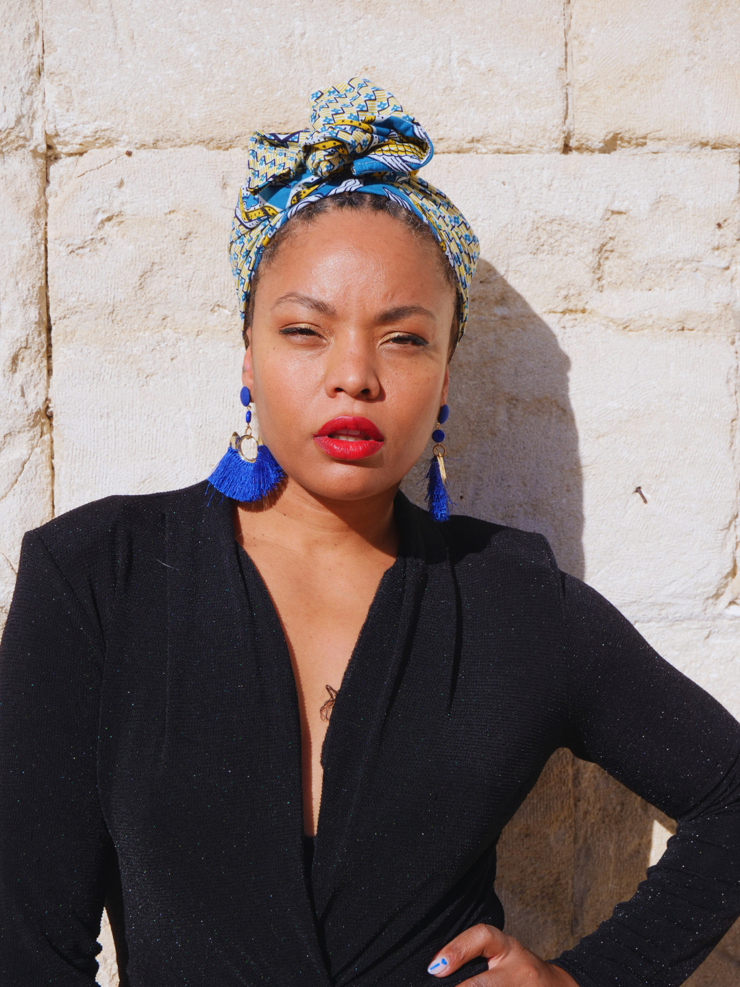 TURBAN  ALBA - WAX " EPIS DE MAIS"