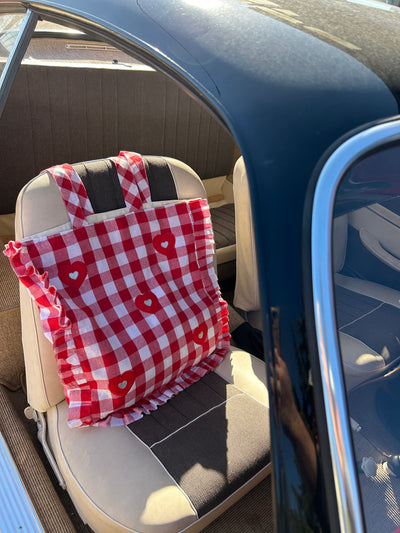 TOTE BAG OVERSIZE VICHY DOUBLé